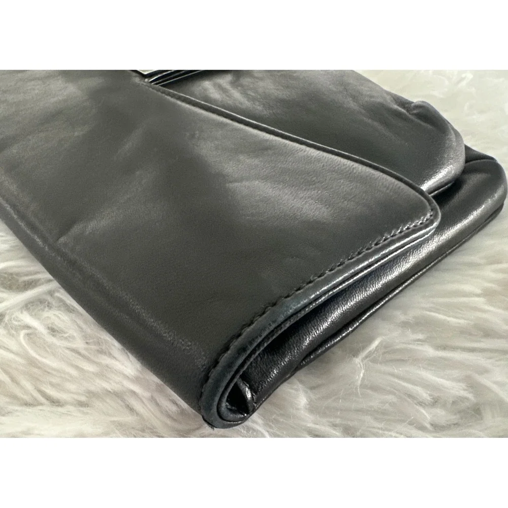 CHANEL Giant Reissue Mademoiselle Lock Flap Lambskin Leather Clutch Bag Handbag